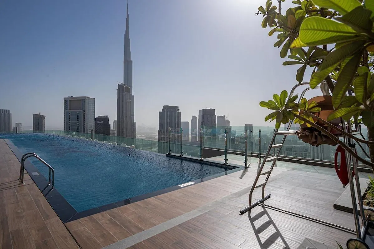 Paramount Midtown - Fullburj Khalifa View With Rooftop Pool Dubai