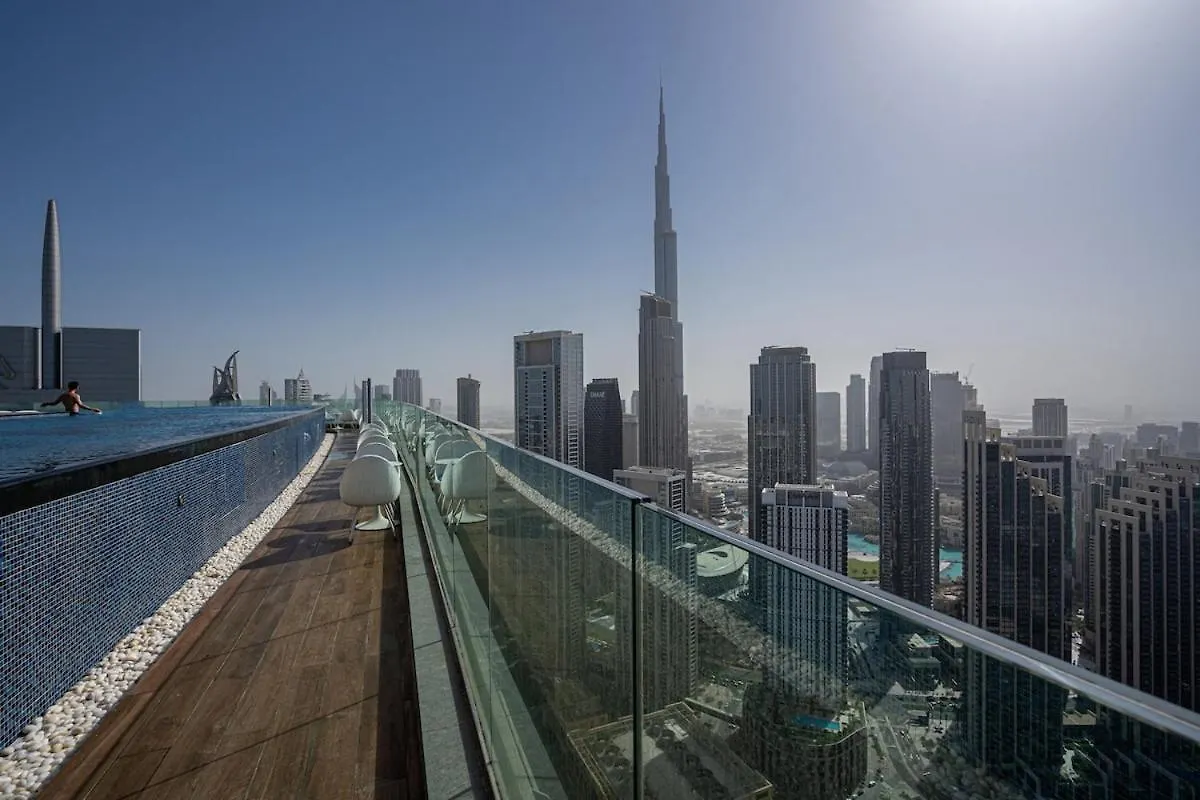 Paramount Midtown - Fullburj Khalifa View With Rooftop Pool Dubai 0*,