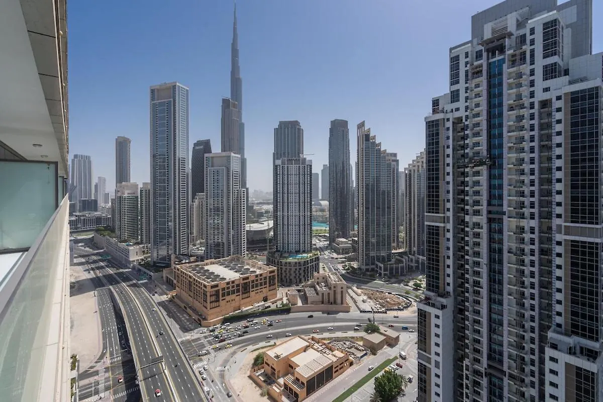 Paramount Midtown - Fullburj Khalifa View With Rooftop Pool Dubai Apartment