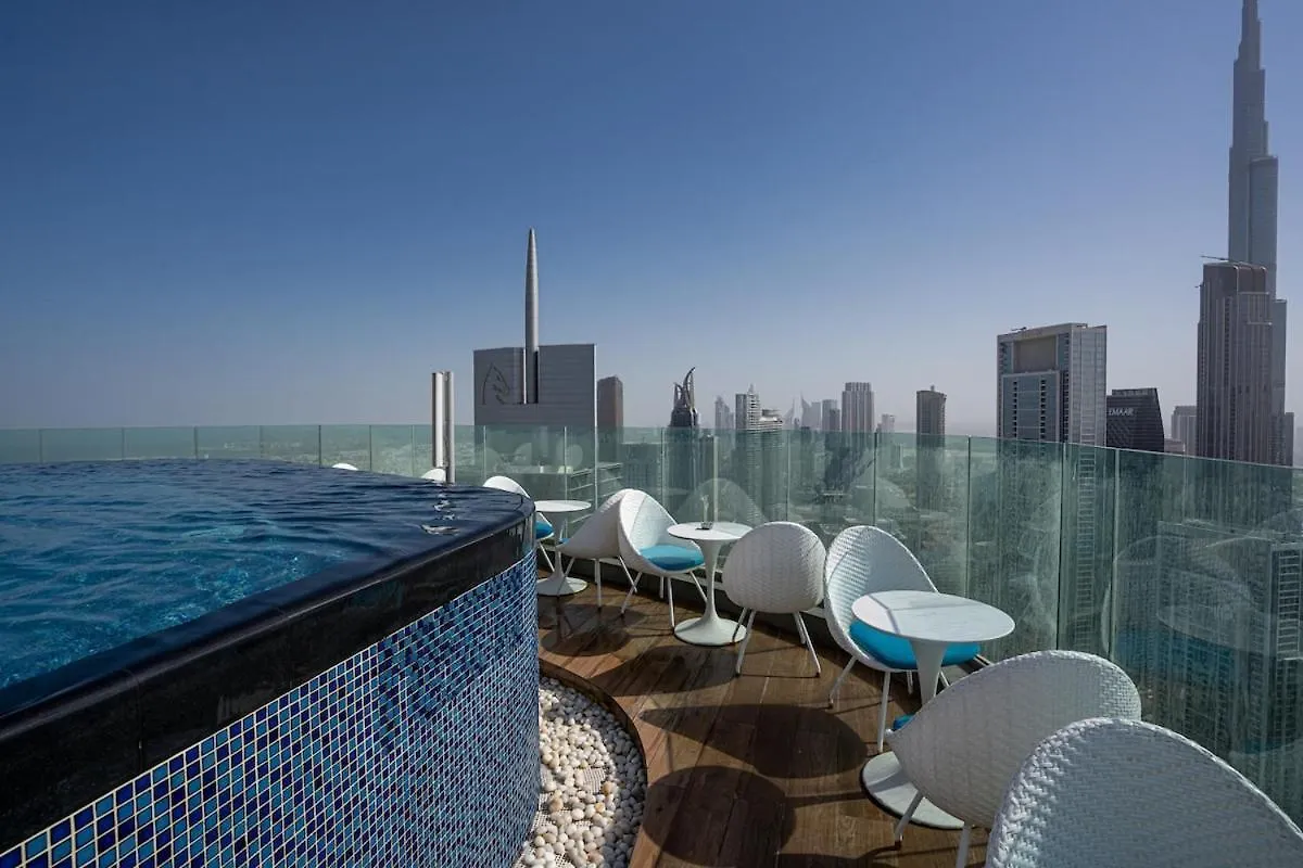 Paramount Midtown - Fullburj Khalifa View With Rooftop Pool Dubai Apartment